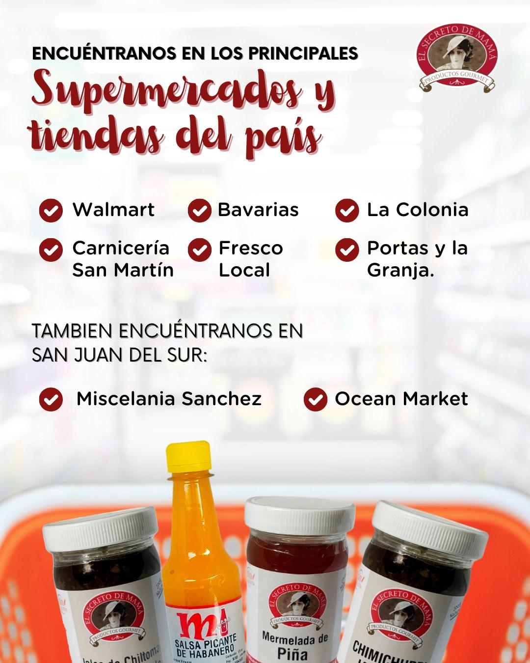 Encuentra todos nuestros productos en supermercados y tiendas de todo el país