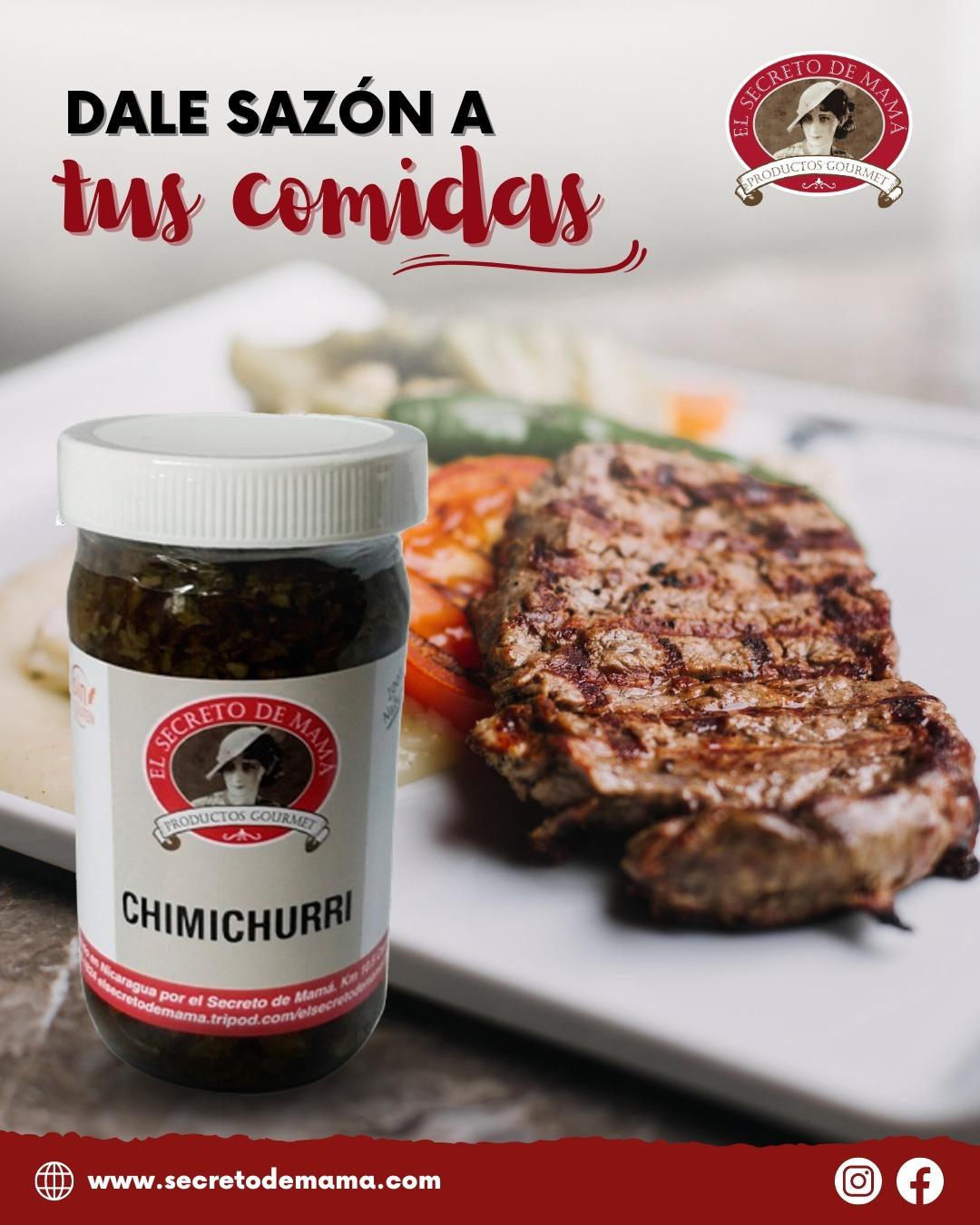 ¡Dale sazón a tus comidas con nuestro chimichurri!