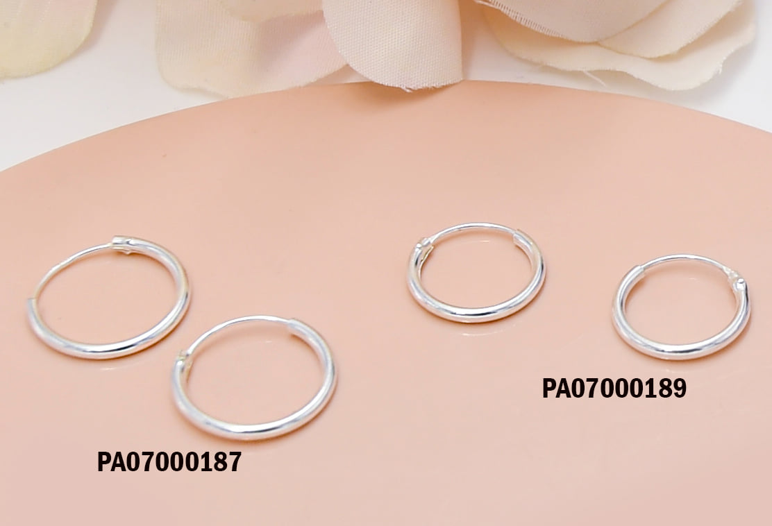Aretes pequeños plata 925
