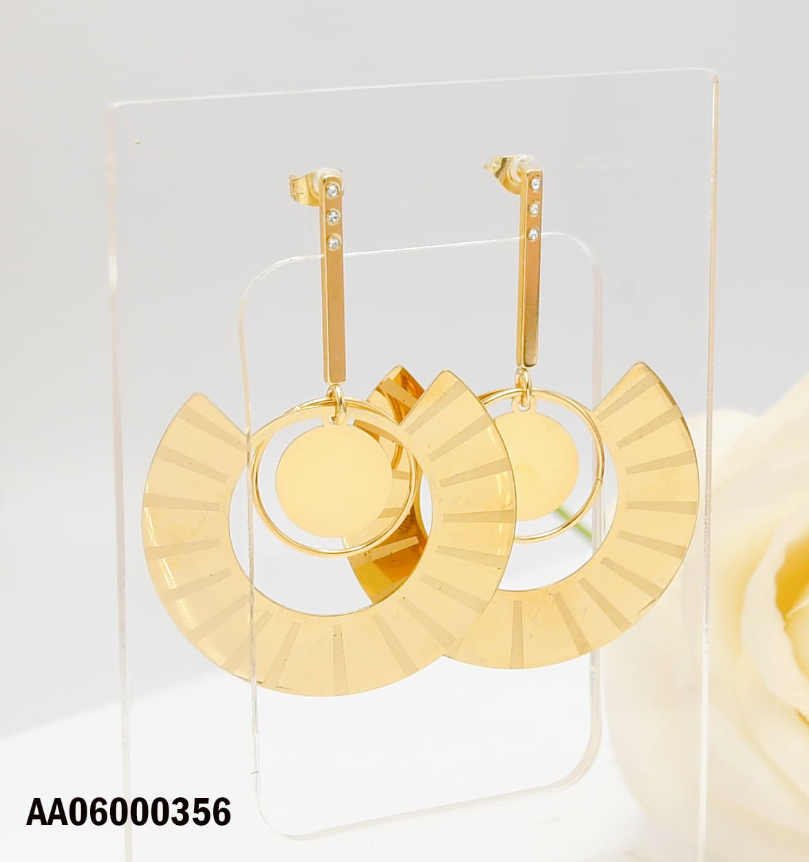 Aretes de acero. Ideal para ti mujer.