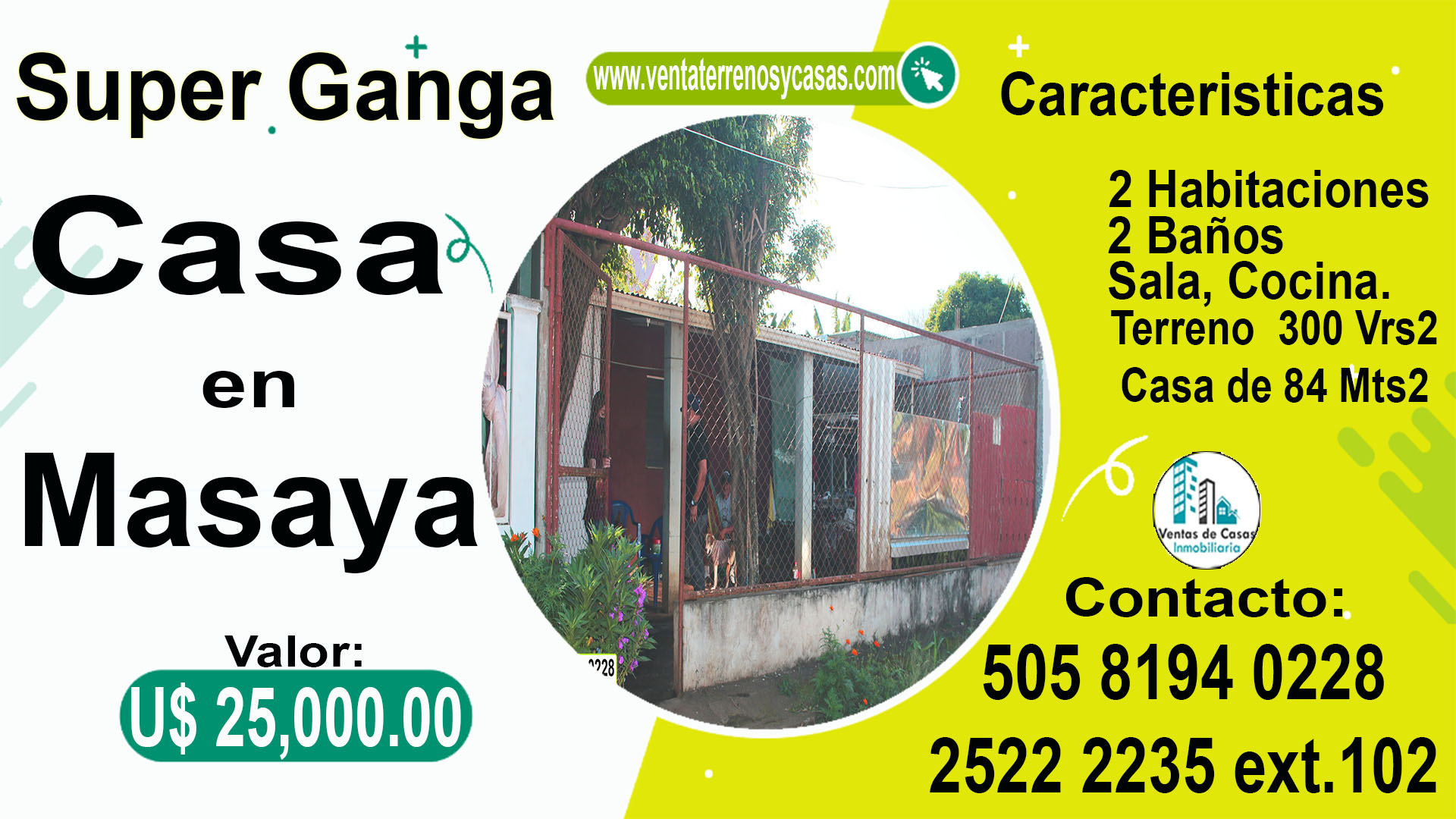 Casa en Venta en Masaya