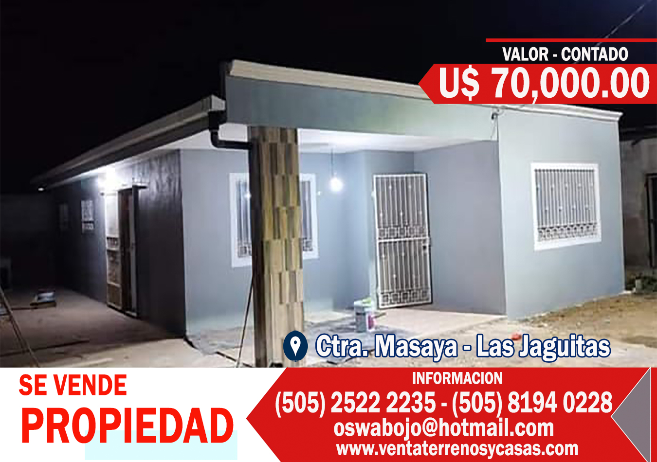 VENDO RESIDENCIA PROPIEDAD EN ESQUIPULAS