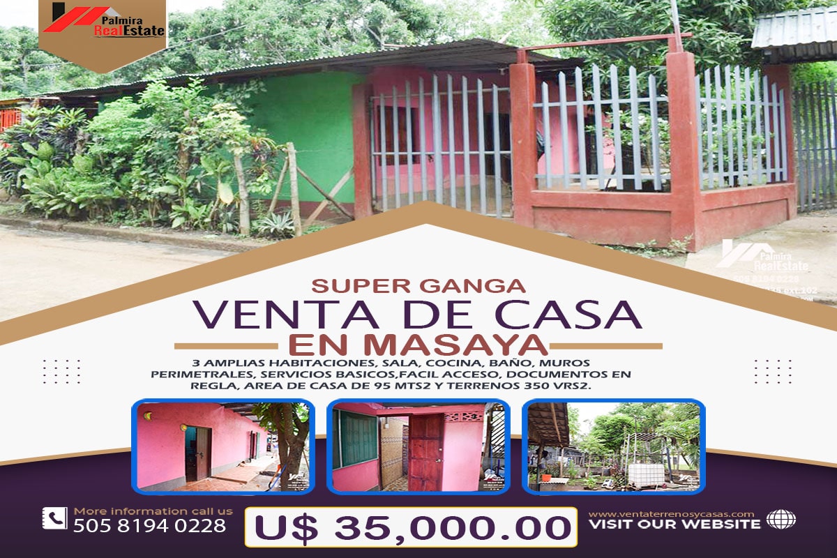 VENTA DE CASA EN CARRTERA MASAYA, GRANADA