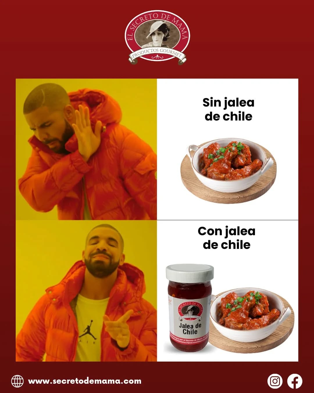 Cuando le pongo jalea de chile a mi comida, la felicidad es instantánea.