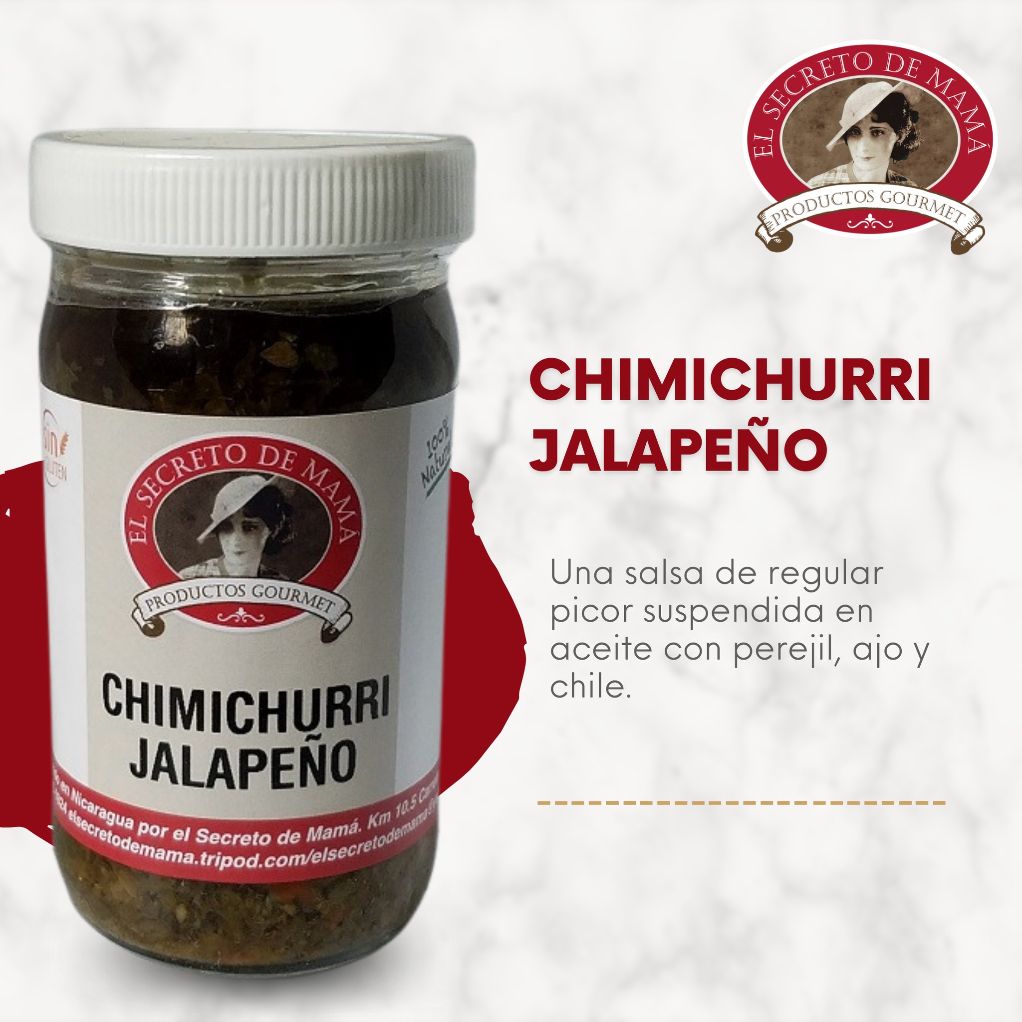 Prueba nuestro excelente Chimichurri Jalapeño