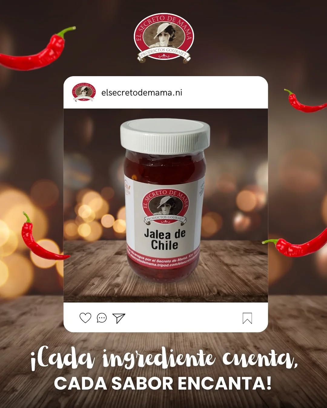 Dale un toque picante y delicioso a tus comidas con nuestra Jalea de Chile!