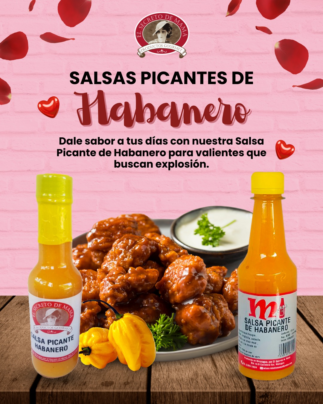 Nuestra salsa de habanero está hecha para los amantes del picante que no le temen a nada.