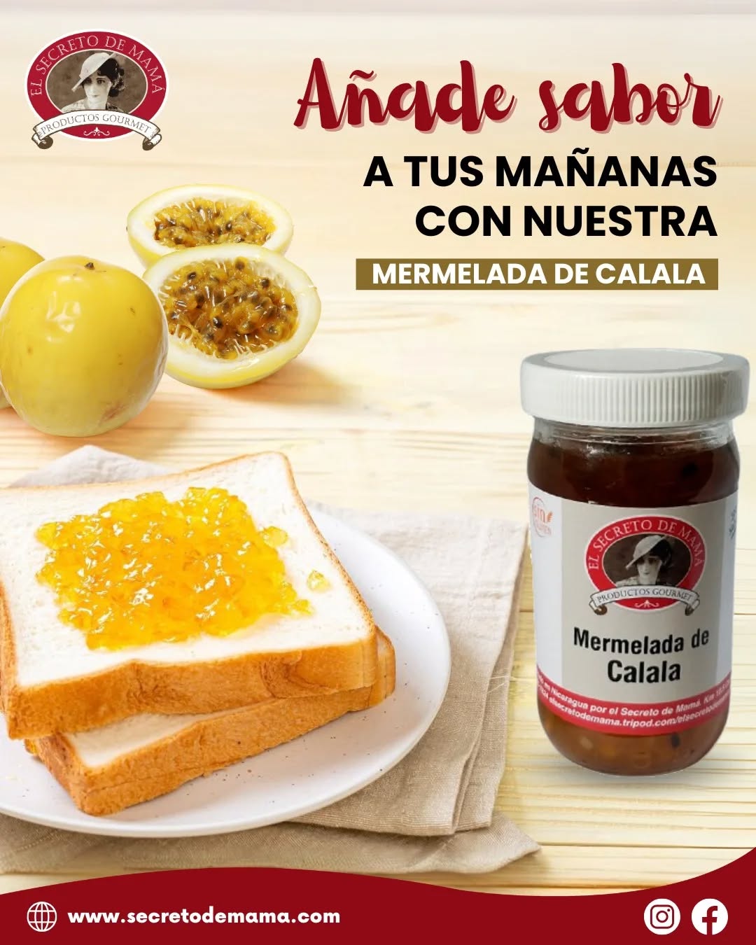 ¡Dale un toque tropical a tu desayuno con nuestra deliciosa #mermelada de #calala!