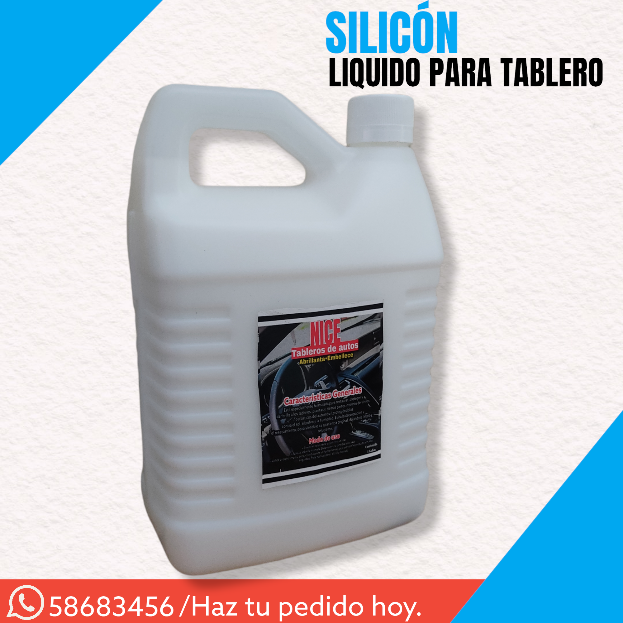 SILICON DE TABLERO PARA VEHÍCULO