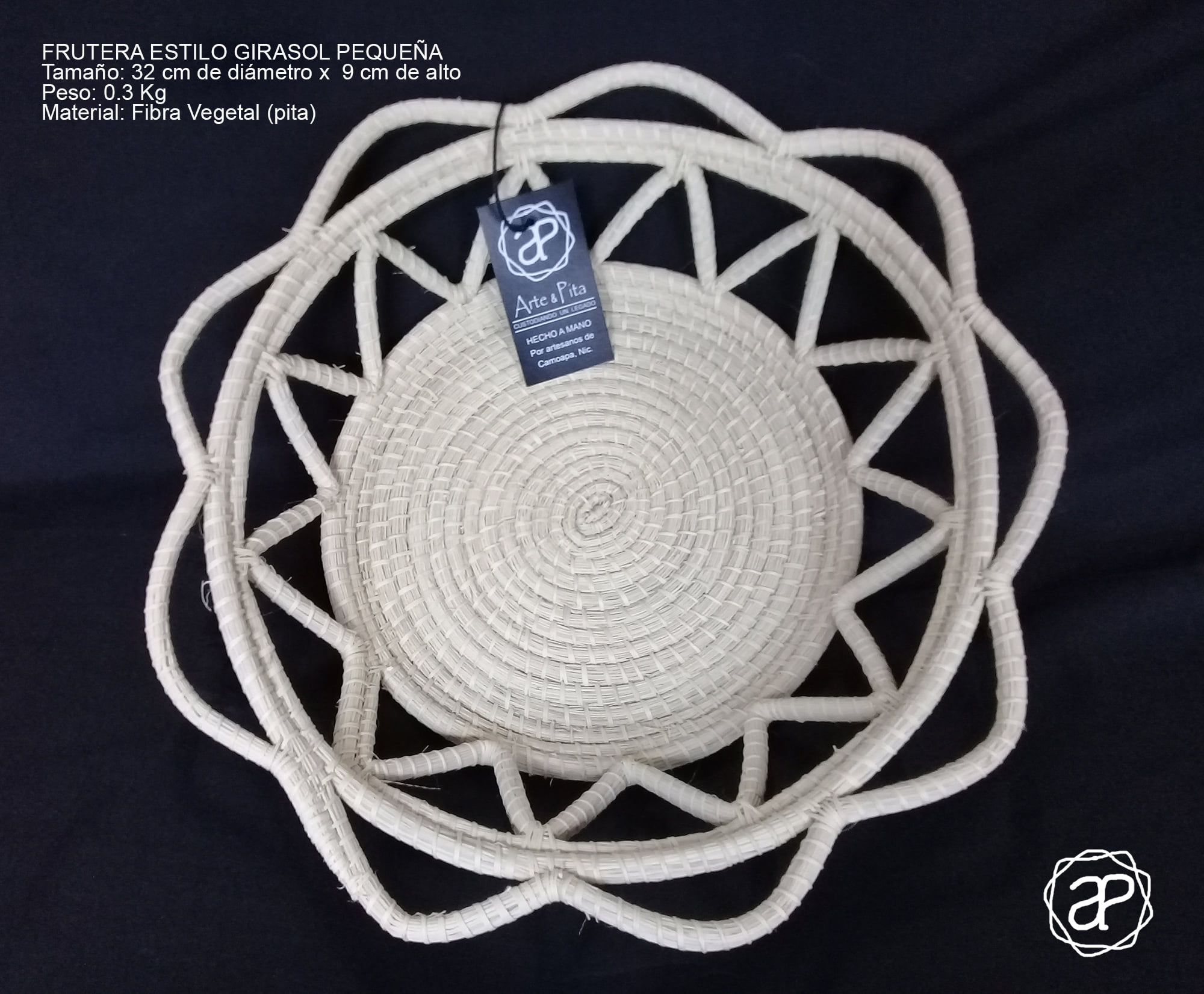 Frutera estilo girasol pequeña