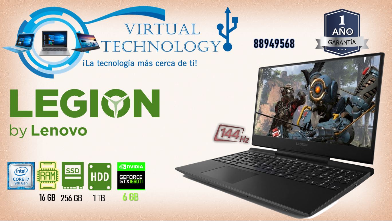 LAPTOP LENOVO LEGION Y545 GAMER