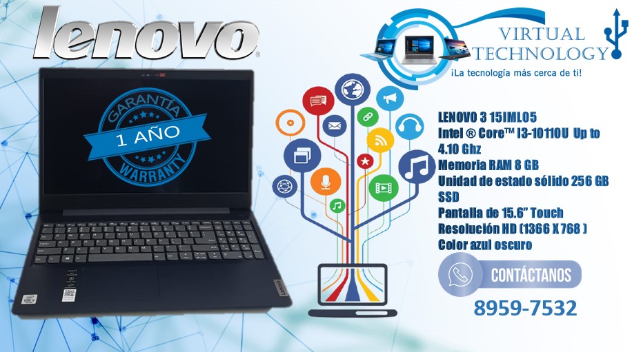 Preciosa Laptop LENOVO IDEAPAD 3 15IML05