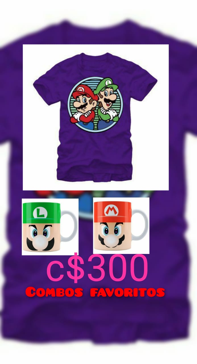 Combo de Camisa Personalizada + Taza Personalizada